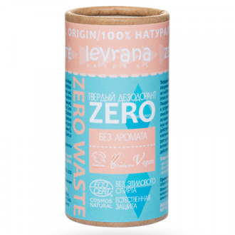 Levrana, Твердый дезодорант Zero, 75 г