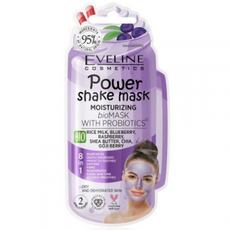 Eveline, Увлажняющая маска-пилинг для лица Power Shake, 10 мл