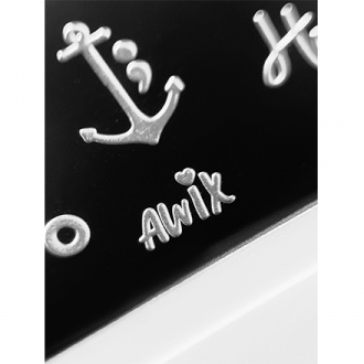 AWIX Professional, Пластина для стемпинга №033