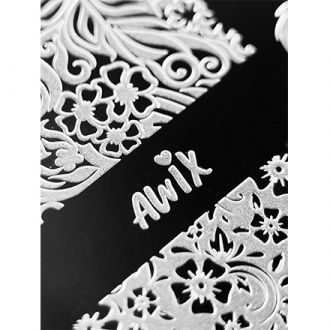 AWIX Professional, Пластина для стемпинга №093