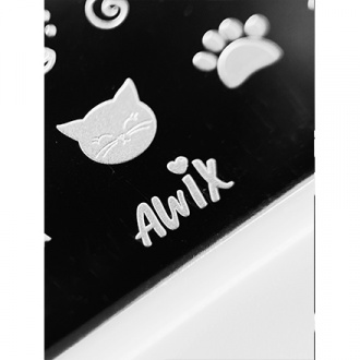 AWIX Professional, Пластина для стемпинга №098