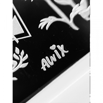 AWIX Professional, Пластина для стемпинга №103