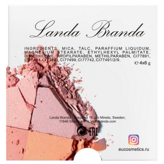 Landa Branda, Палетка для контуринга «Совершенный результат», Morning Breeze