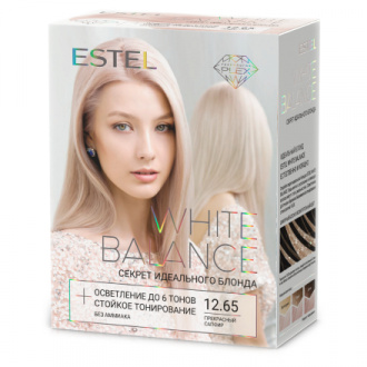 Estel, Набор для окрашивания волос White Balance, тон 12.65