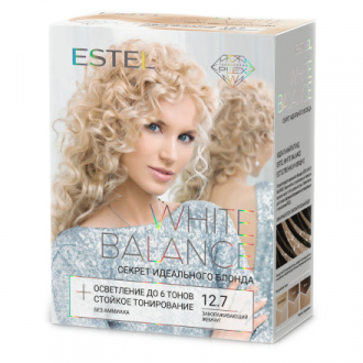 Estel, Набор для окрашивания волос White Balance, тон 12.7