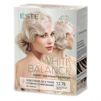 Estel, Набор для окрашивания волос White Balance, тон 12.76