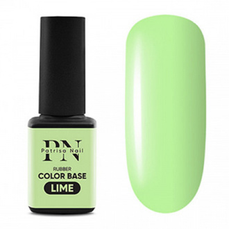 Patrisa Nail, База для гель-лака Rubber Color, Lime
