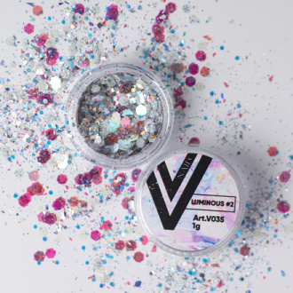 Vogue Nails, Блестки для ногтей Luminous №2