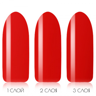 INOX nail professional, База В-09, Красная, 8 мл