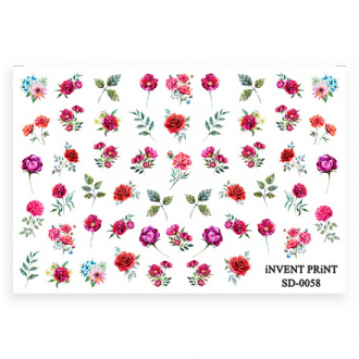 iNVENT PRiNT, Слайдер-дизайн «Цветы. Веточки» №SD-58
