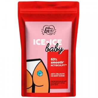 MonoLove Bio, Лимфодренажный скраб для тела Ice-Ice Baby, 200 г