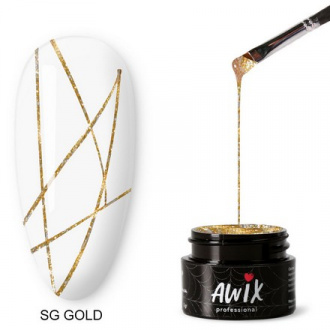 AWIX Professional, Паутинка Spider Gel Gold
