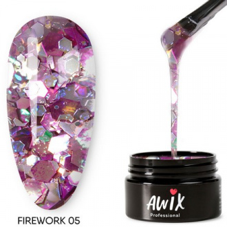 AWIX Professional, Гель-лак Firework №05