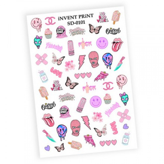 iNVENT PRiNT, Слайдер-дизайн Pop Art №SD-101