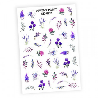 iNVENT PRiNT, Слайдер-дизайн «Цветы. Листья. Веточки» №SD-132