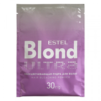 Набор, Estel, Обесцвечивающая пудра для волос «Эстель» Ultra Blond, 30 г, 3 шт.