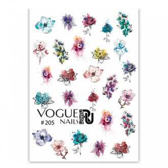 Набор, Vogue Nails, Слайдер-дизайн №205, 2 шт.