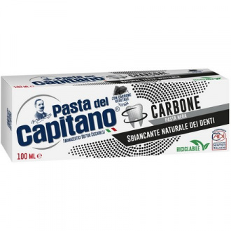 Pasta del Capitano, Зубная паста Charcoal, 100 мл