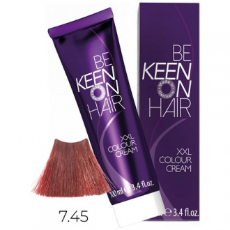 KEEN, Крем-краска для волос XXL 7.45