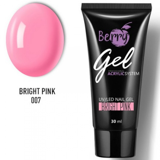 JessNail, Гель акриловый Berry №007, Bright Pink