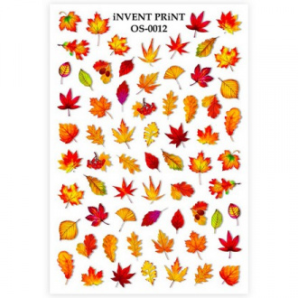 iNVENT PRiNT, Слайдер-дизайн «Осень. Веточки. Листья» №OS-12