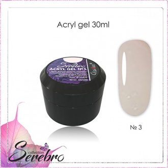 Serebro, Acryl Gel №03, 30 мл (УЦЕНКА)
