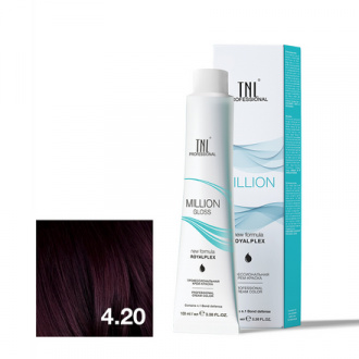 TNL, Крем-краска для волос Million Gloss 4.20