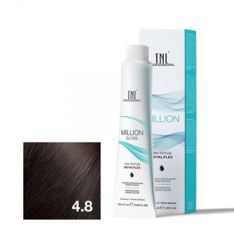 TNL, Крем-краска для волос Million Gloss 4.8