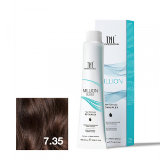 TNL, Крем-краска для волос Million Gloss 7.35
