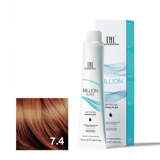 TNL, Крем-краска для волос Million Gloss 7.4