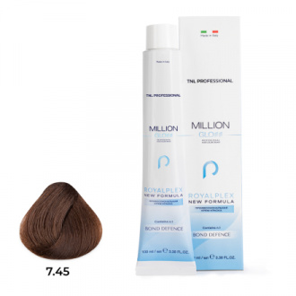 TNL, Крем-краска для волос Million Gloss 7.45