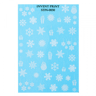 iNVENT PRiNT, Слайдер-дизайн «Новый год. Зима. Снежинки. Подарки» №SDN-30