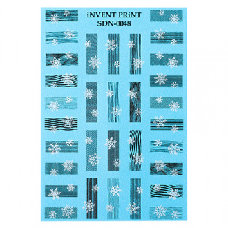 iNVENT PRiNT, Слайдер-дизайн «Новый год. Зима. Снежинки» №SDN-48