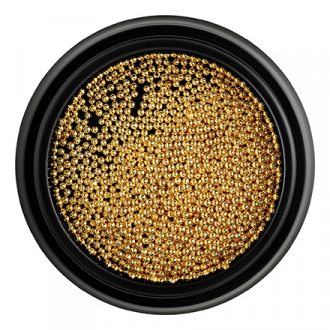Serebro, Бульонки металлические 1 мм, золотые