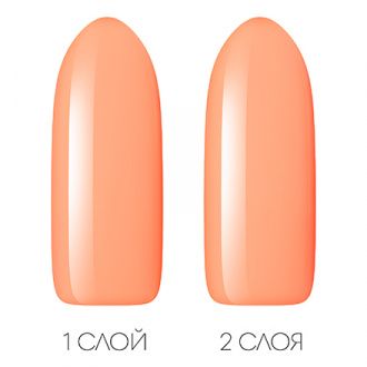 INOX nail professional, Гель-лак №039, Яркая папайя