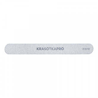 KrasotkaPro, Пилка для ногтей 100/180, серая