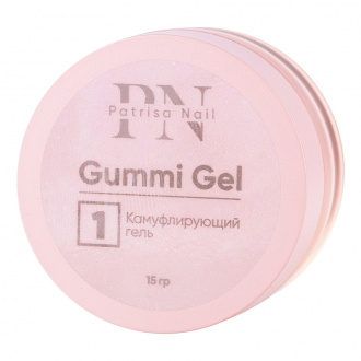 Patrisa nail, Камуфлирующий гель Gummi Gel №1, 15 г