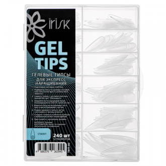 IRISK, Гелевые типсы для экспресс наращивания Gel Tips Стилет, 240 шт