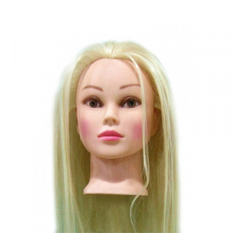 JessNail, Голова учебная №613, 55 см, искусственные волосы