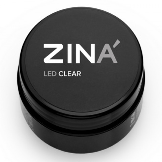 Zina, Гель однофазный LED Clear, 15 г