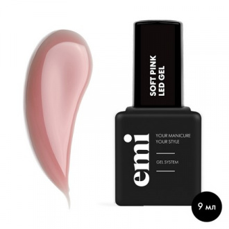EMI, LED-гель Soft Pink, 9 мл