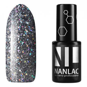 Гель-лак Nano Professional №2167, Черный бриллиант