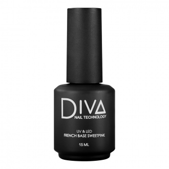 Diva Nail Technology, База French Sweet Pink, 15 мл