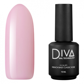 Diva Nail Technology, База French Classic Rose, 15 мл