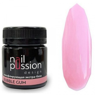 Nail Passion, База Bubble Gum, 50 мл (УЦЕНКА)
