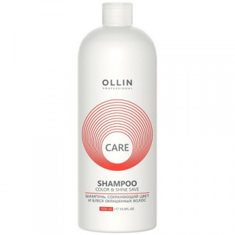 OLLIN, Шампунь Care Color&Shine Save, 1000 мл