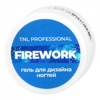 TNL, Гель для дизайна Firework №03, Голубой залп