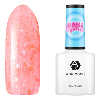Гель-лак ADRICOCO Bubble Gum №02, Сладкий арбуз