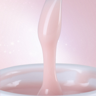 Runail, Камуфлирующий жидкий УФ-гель «Молочный розовый», 15 мл