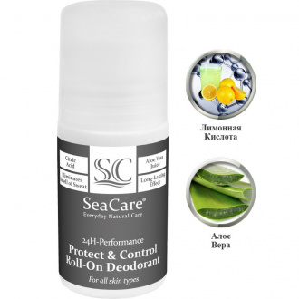 SeaCare, Мужской дезодорант Защищающий и Контролирующий, 50 мл